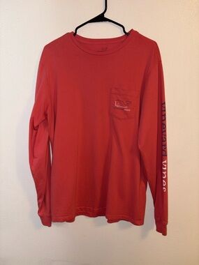 Vineyard Vines Men's Long Sleeve Pocket Tee Size Medium